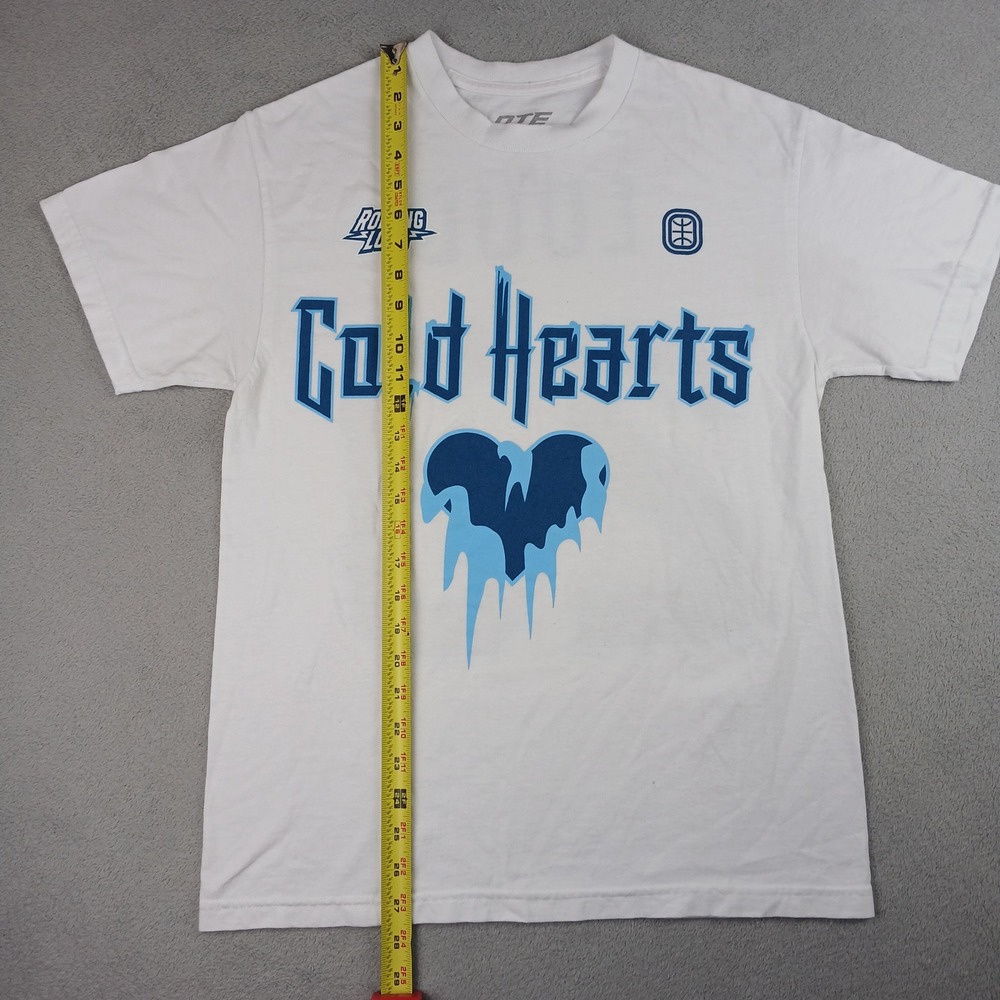 OTE Rolling Loud T-Shirt Mens Medium White Cold Hearts Graphic Tee 23 Streetwear - Picture 4 of 7